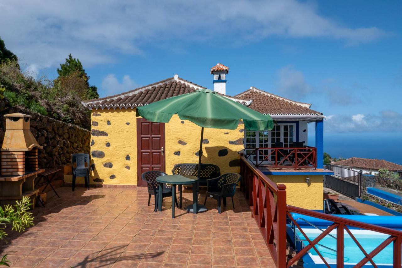 Casa Alba, Casa Rural Con Piscina-Spa Climatizada Hasta 34º Gratuito Y Vistas Al Mar Puntallana Dış mekan fotoğraf