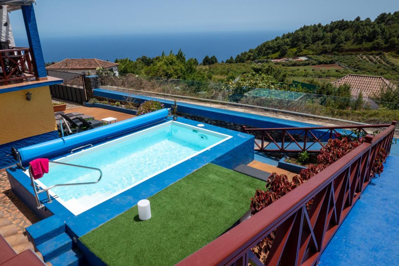 Casa Alba, Casa Rural Con Piscina-Spa Climatizada Hasta 34º Gratuito Y Vistas Al Mar Puntallana Dış mekan fotoğraf