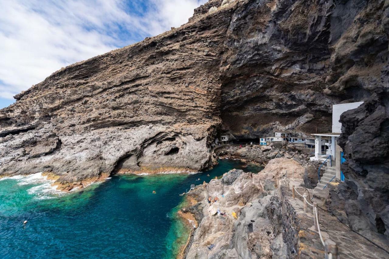 Casa Alba, Casa Rural Con Piscina-Spa Climatizada Hasta 34º Gratuito Y Vistas Al Mar Puntallana Dış mekan fotoğraf