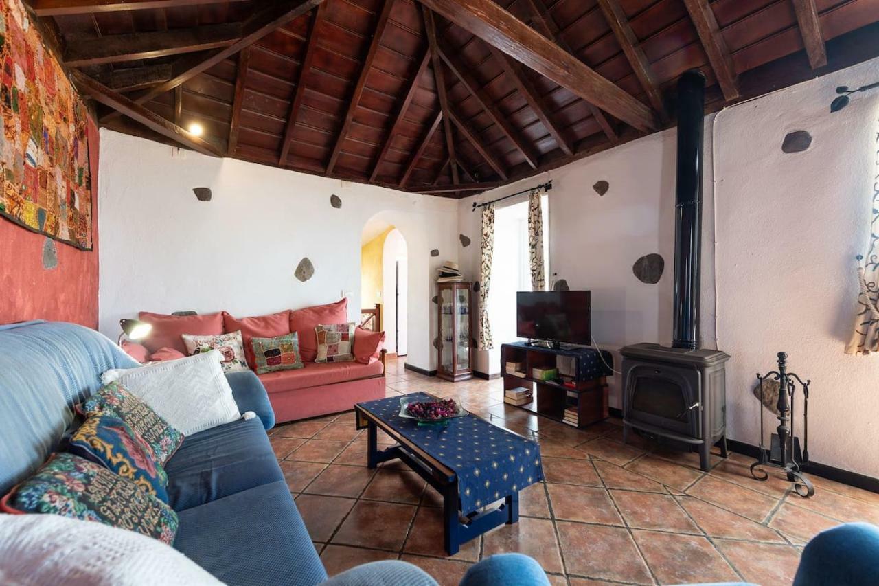 Casa Alba, Casa Rural Con Piscina-Spa Climatizada Hasta 34º Gratuito Y Vistas Al Mar Puntallana Dış mekan fotoğraf